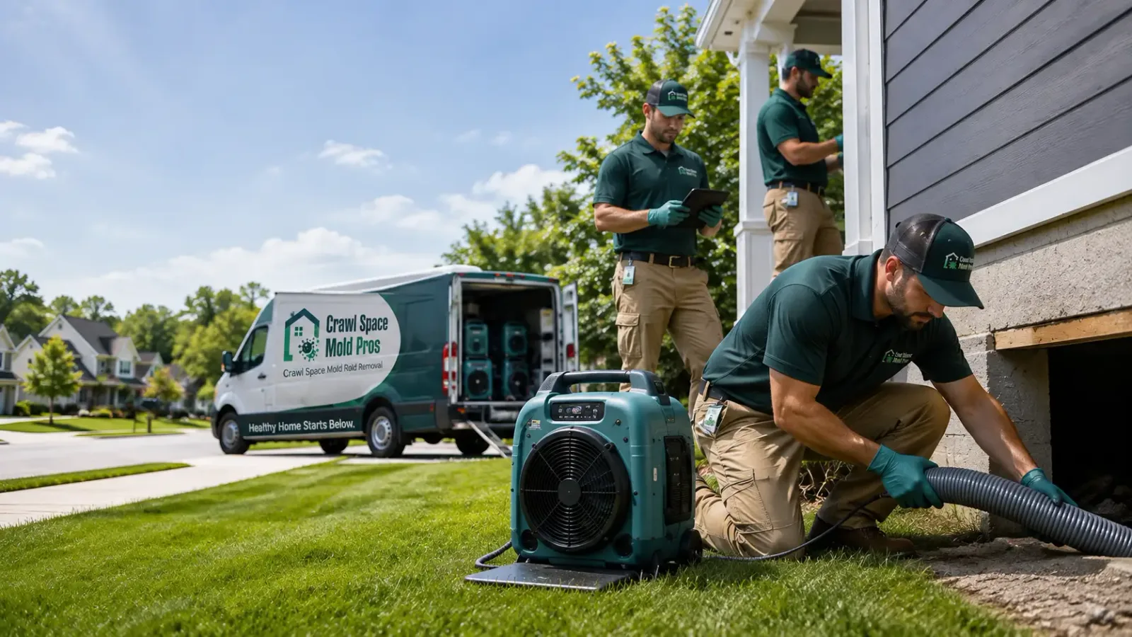 Crawl Space Mold Removal in Altura, MN